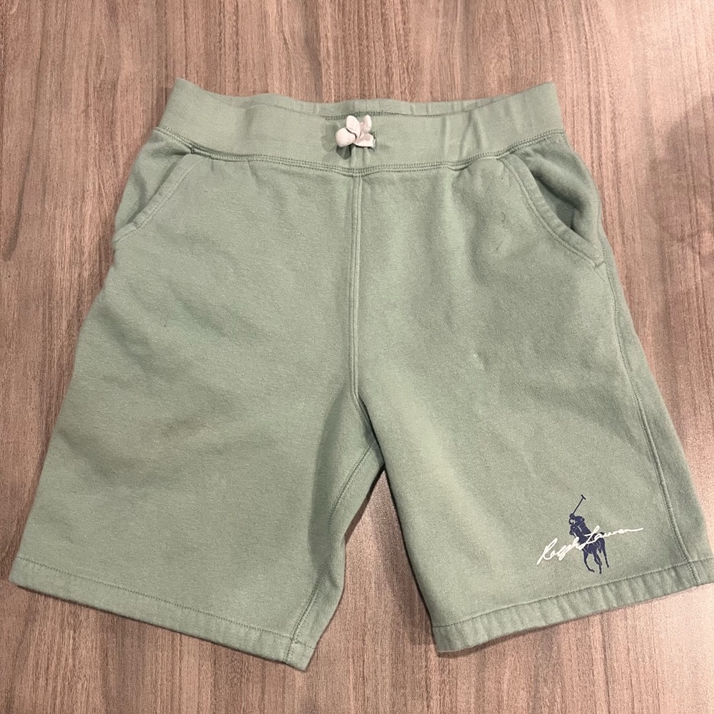 Polo Ralph Lauren Boys’ Green Sweat Shorts - Size L (14-16)
